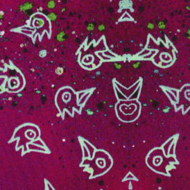 PINK PIGEON HEAD/100% VISCOSE