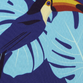 TOUCAN – BLUE/100% VISCOSE