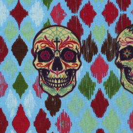 SKULLS/100% VISCOSE