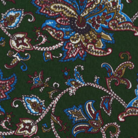 LARGE PAISLEY GREEN/100% VISCOSE