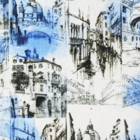 VENETIAN BLUE/100% VISCOSE