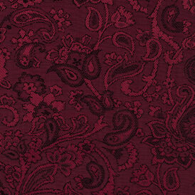 RED JACQUARD VISCOSE 50% ACETATE 50%