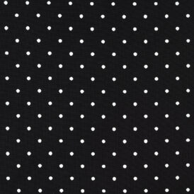 BLACK SMALL WHITE SPOT VISCOSE 100%