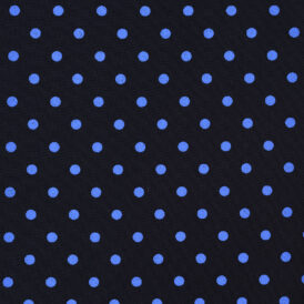 NAVY BLUE SPOT VISCOSE 100%