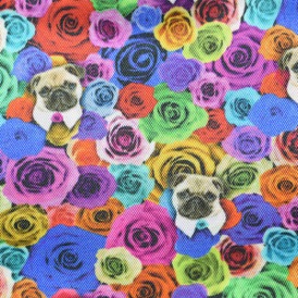 PUGS & ROSES VISCOSE 100%
