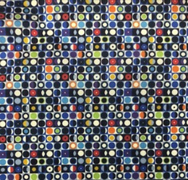 RETRO CIRCLES 100% VISCOSE