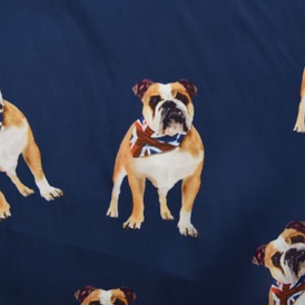 NAVY BULLDOG 100% VISCOSE