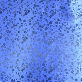ELECTRIC BLUE/BLACK DITSY VISCOSE 63% ACETATE 37%