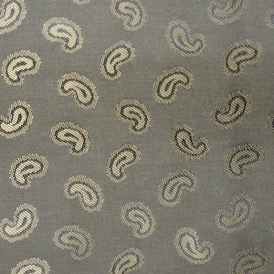 COFFEE SMALL PAISLEY VISCOSE 50% ACETATE 50%