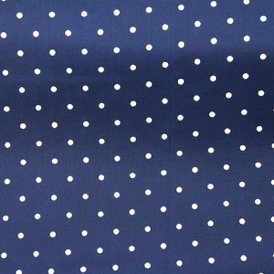 FRENCH BLUE SMALL WHITE SPOT VISCOSE 100%