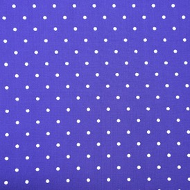 PURPLE SMALL WHITE SPOT VISCOSE 100%